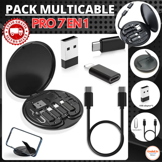 PACK MULTICABLE ✅ PRO 7 EN 1 🔌  I  ENVÍO GRATIS